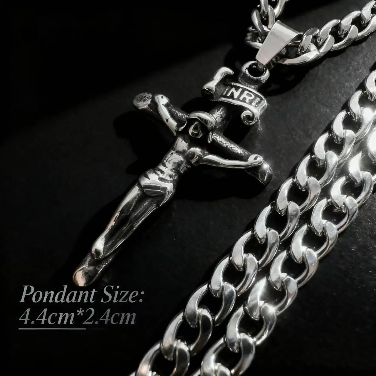 Stainless Steel Jesus Necklace 6