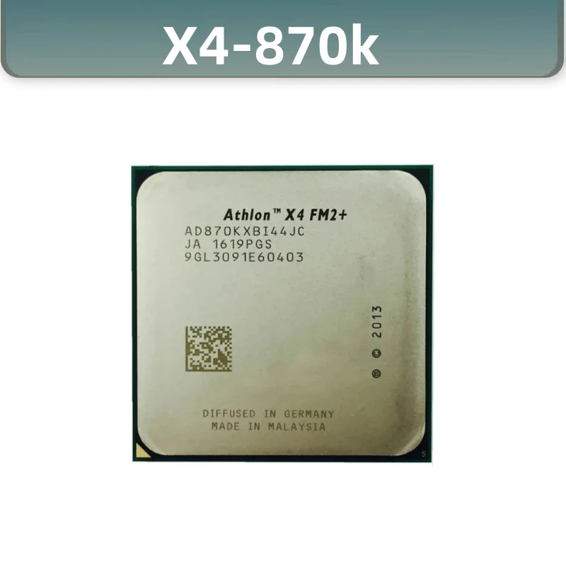 

Athlon X4 870K X870K в коробке с радиатором FM2 + четырехъядерный процессор 100% рабочий процессор для настольного компьютера