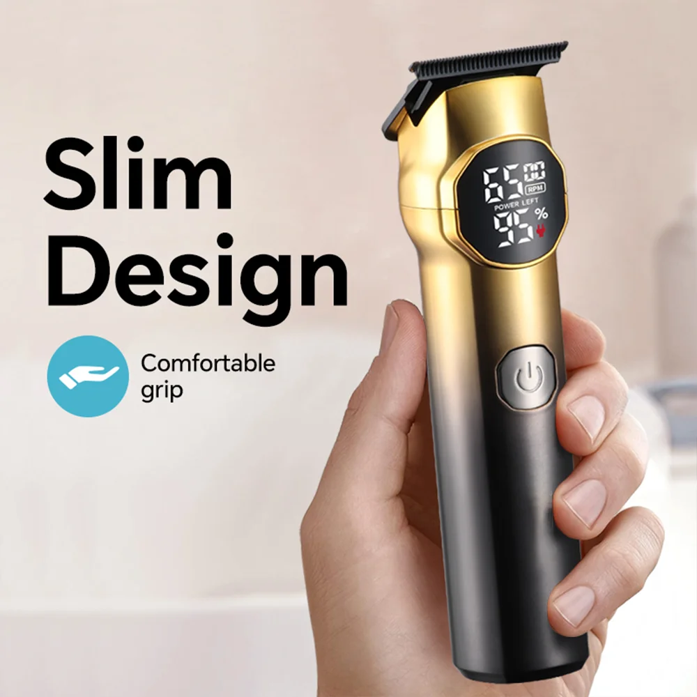 USB rechargeable electric shaver hair clipper precision trimmer with limited comb