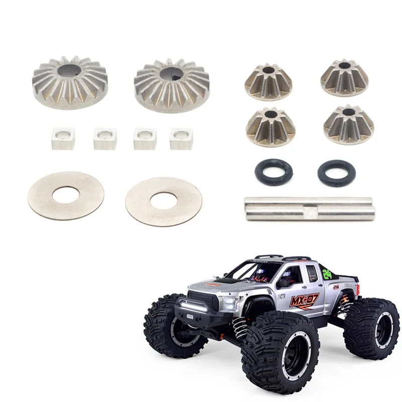 Essieux de roue arrière en acier pour ZD Racing MX 07 4WD 1/7 RC