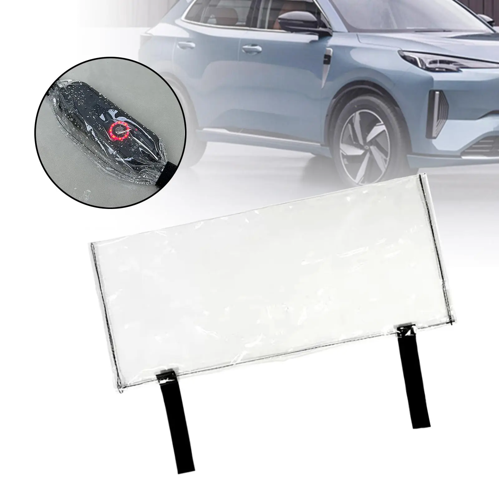 EV Charger Control Box Rainproof Cover PVC Material Easily Install for Rain Weather Protection Multifunctional Transparent EV Charger Control Box Rainproof Cover PVC Material Easily Install for Rain Weather Protection Multifunctional Transparent