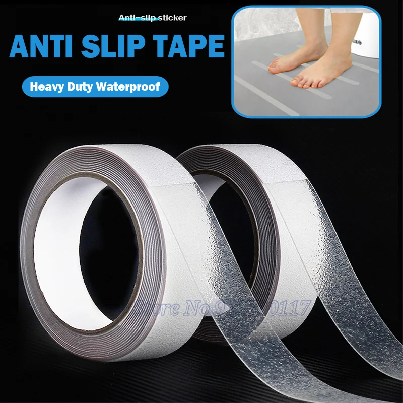 Nastro segnaletico adesivo antiscivolo in PVC per uso generico 50 mm x