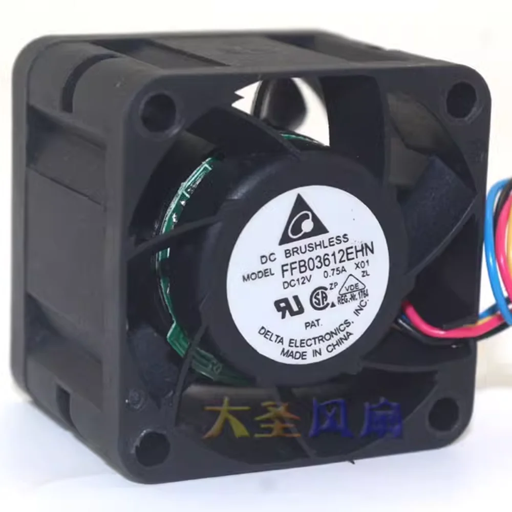 for Delta FFB03612EHN 3628 36mm 36*36*28mm DC12V 0.75A double ball bearing miniature cooling fan violence