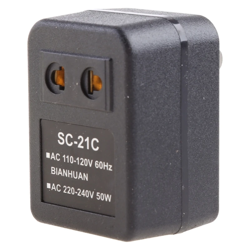 

Newest Step Up Converter Adapter 110V US to 220V US EU Black 1 Pc