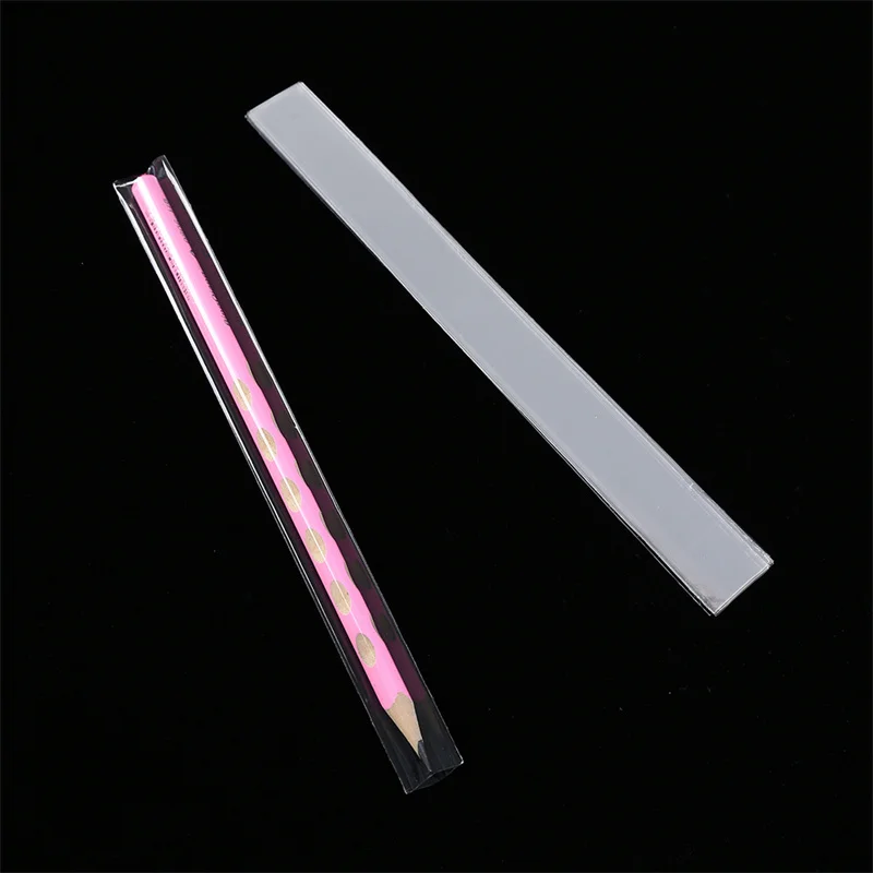 200pcs Cellophane Top Open Bag Transparent Small Long Jewelry Pen Necklace Gift Packaging Plastic Clear Pouches gift bags cellophane wrapping paper