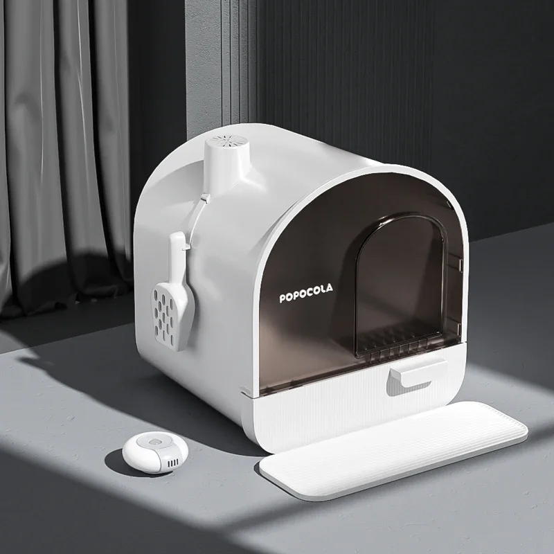 

Travel Litter Box Cat Bedpans Scraper Tray Carpet Door Enclosure Cat Bedpans Design Enclosed Kuweta Dla Kota Cat Litter House