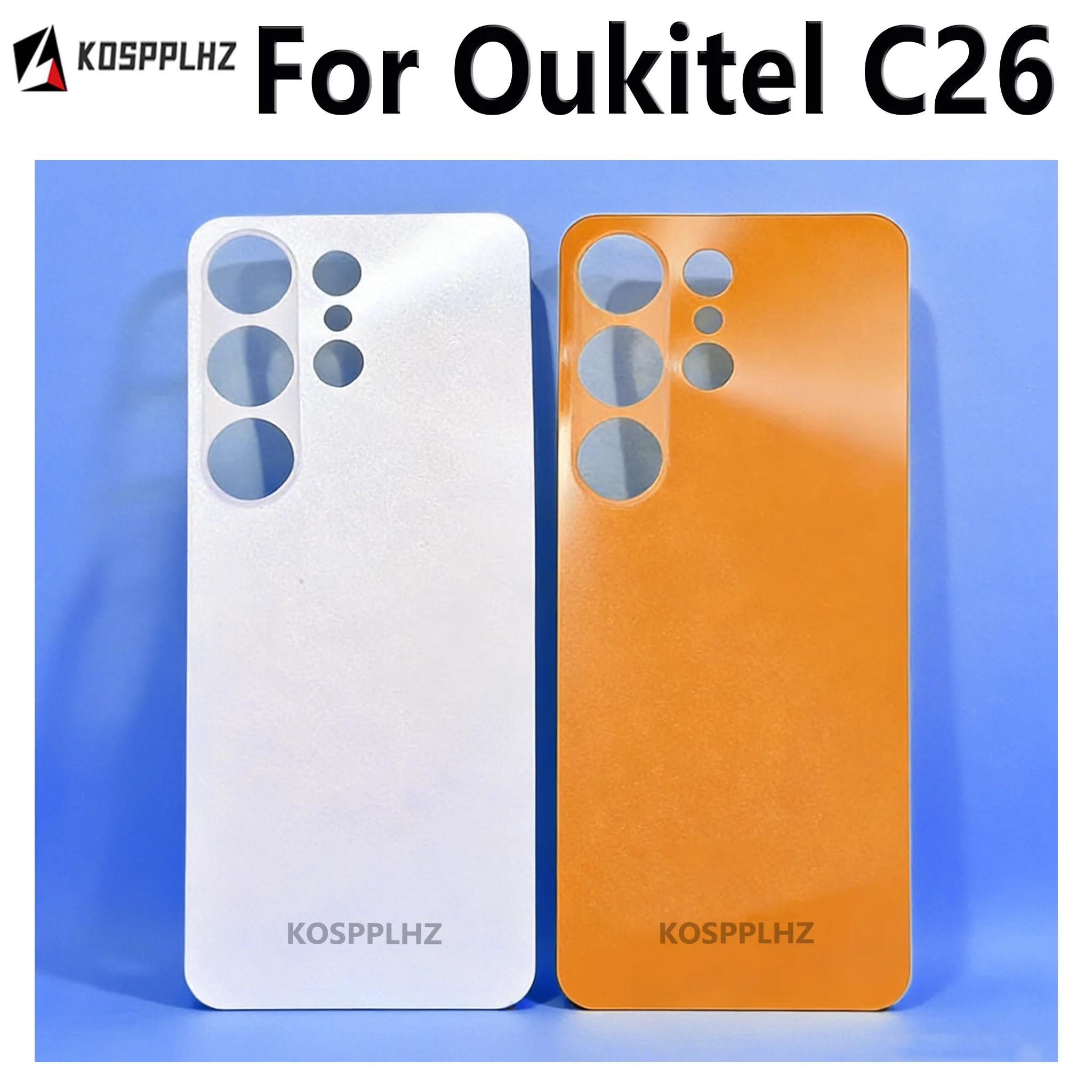 Oukitel C26 배터리 백 커버 수리용 하우징 패널, 후면 도어 폰 후면 케이스 교체