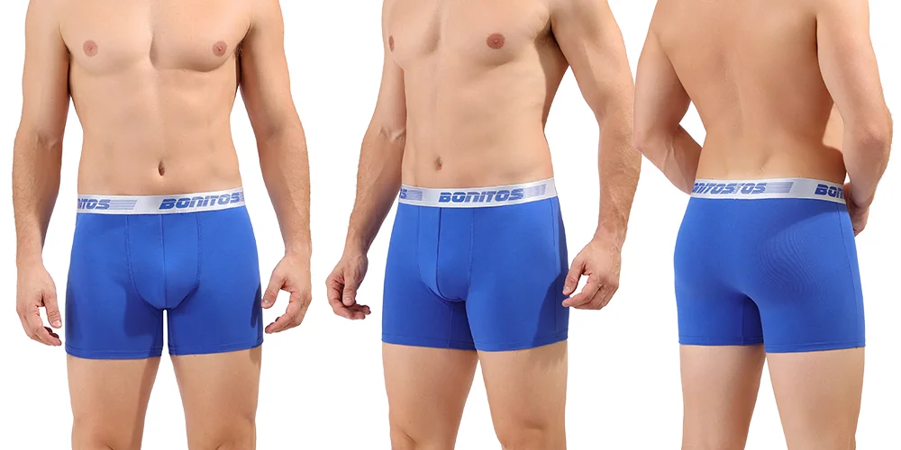 5 stücke Baumwolle männer Unterhosen BONITOS Männer Höschen Brief Elastische Bund Boxer Briefs Drucken Boxer Unterwäsche Mann Shorts – Detail 11