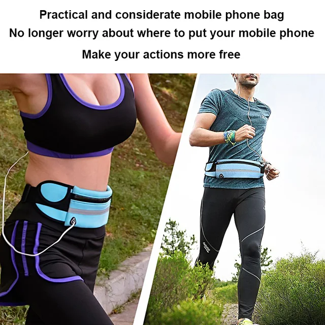 2pcs Unisex Portable Mobile Phone Bag Multifunctional Mobile Phone Bag Sports Outdoor Phone Bag For Running Climbing Cycling 5