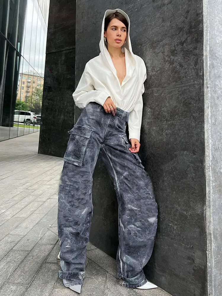 Kylie Jenner Black Straight Fit Trousers Autumn Winter 2021