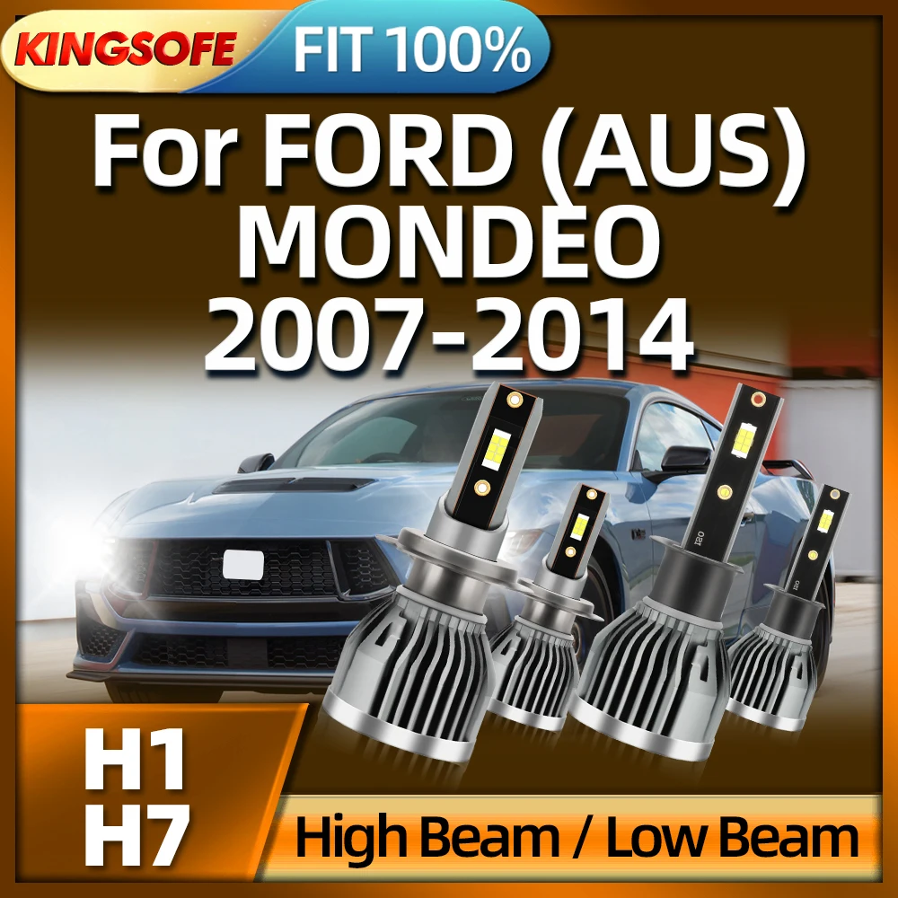 

Roadsun Auto LED H7 6000K H1 Car Bulbs Headlight 55W Bright Lamp For FORD (AUS) MONDEO 2007 2008 2009 2010 2011 2012 2013 2014