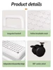 Household Trolley Kitchen Multi-Layer Floor Standing Storage Rack Bathroom Movable Storage Rack Living Room Snack Cart 6