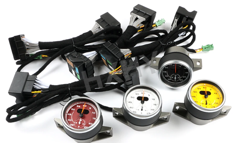 Car Dashboard Stopwatch Decoration Clock Time Support Sport Chrono For Porsche C