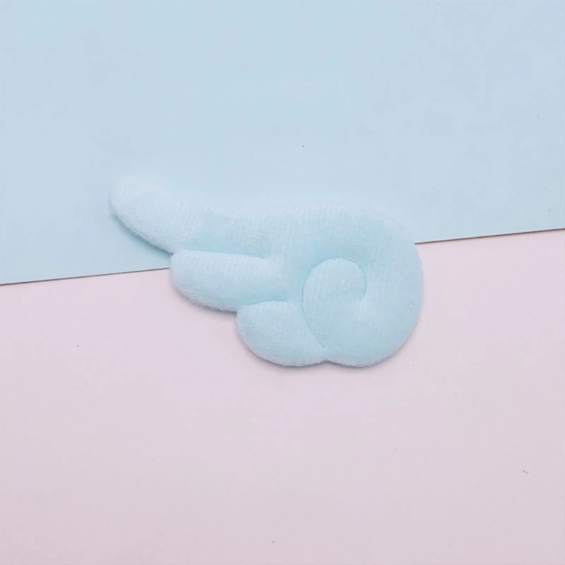 10pcs Plush Angel Wing DIY Hair Clip Accessories for Clothing &Keychain wing appliques