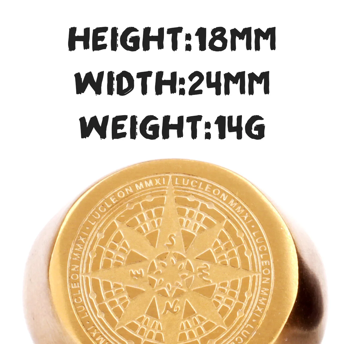 Compass World Map Stainless Steel Men Rings Punk Hip Hop Simple Vintage Trendy for Boyfriend Jewelry Creativity Gift Wholesale - Image 5