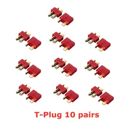 High-Performance XT60 Power Coupling Plugs for RC and Drone Applications (T plug 10 pairs)