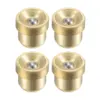 Uxcell 4Pcs Press fit ball oiler Brass Push Button oiler for Gas Engine Motor Oil Grease oil cup 5mm for Lubrication System 1