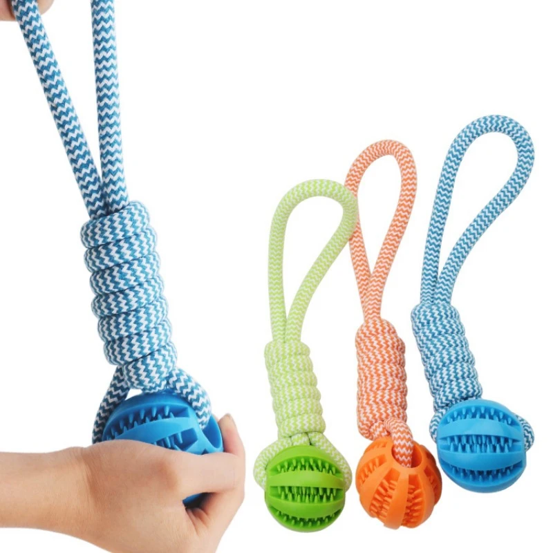 Rubber Rope Dog Chew Ball 1