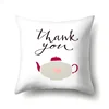 Cartoon Cushion Cover Letter Pillow Case Polyester Pillow Cover Throw Pillows for Living Room Sofa Lumbar Pillow Square 45x45cm 2