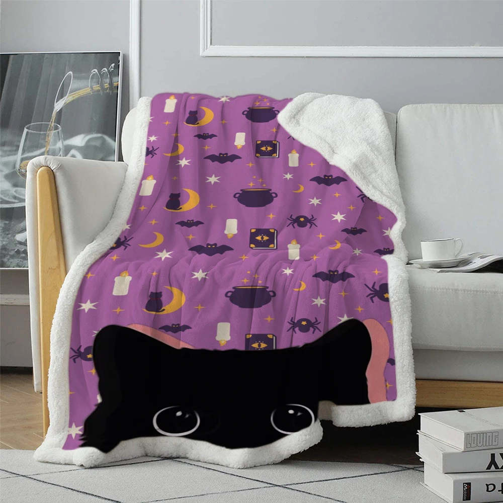 Cats and dogs Throw Blanket Gamepad Blanket Soft Worm Plush Blanket Kids Adult for Bed Couch Chair