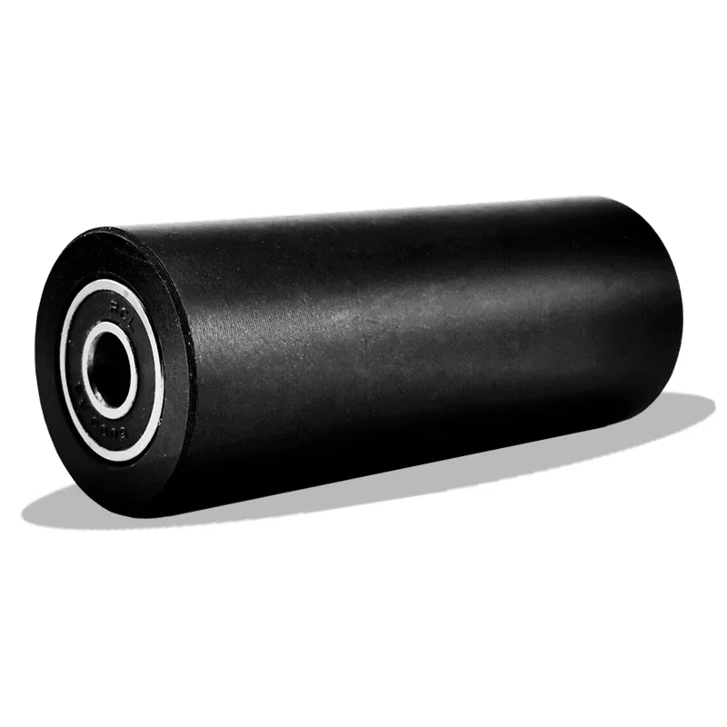 POM double bearing roller guide wheel polyoxymethylene mask ear pulley, rubber coating roller, thread pressing nylon pulley