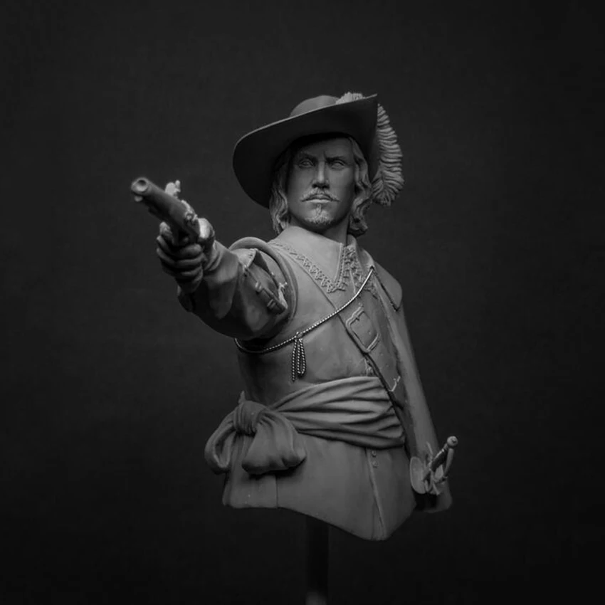 

1/10 старинная фантазия, мужской бюст, модель воина, строительные комплекты, миниатюрный солдат, несобранный, неокрашенный