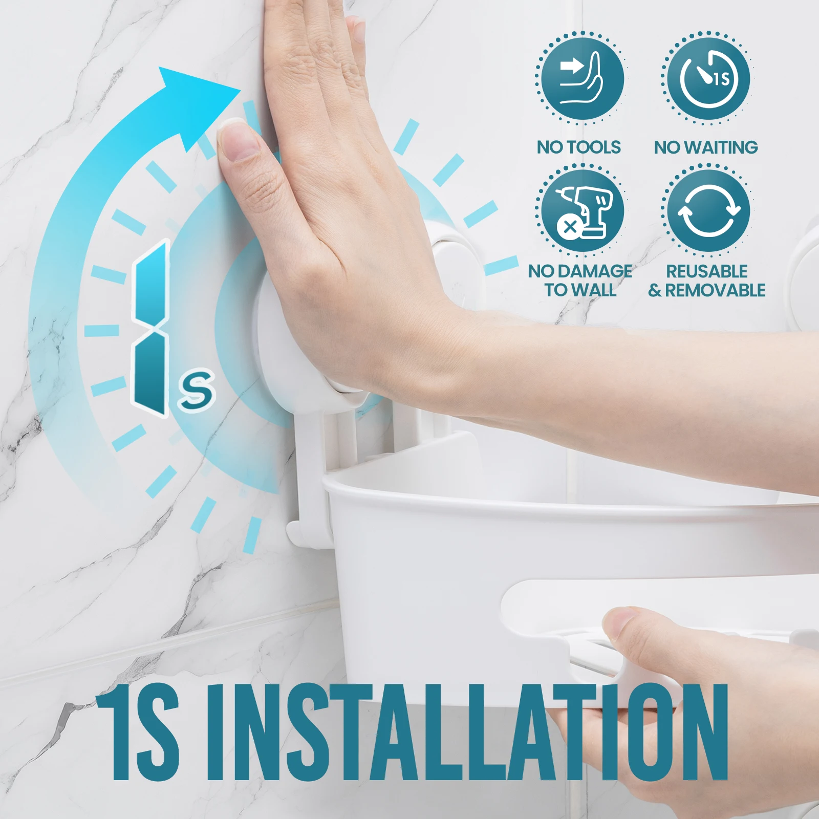 Corner Shower Caddy Organizer 2