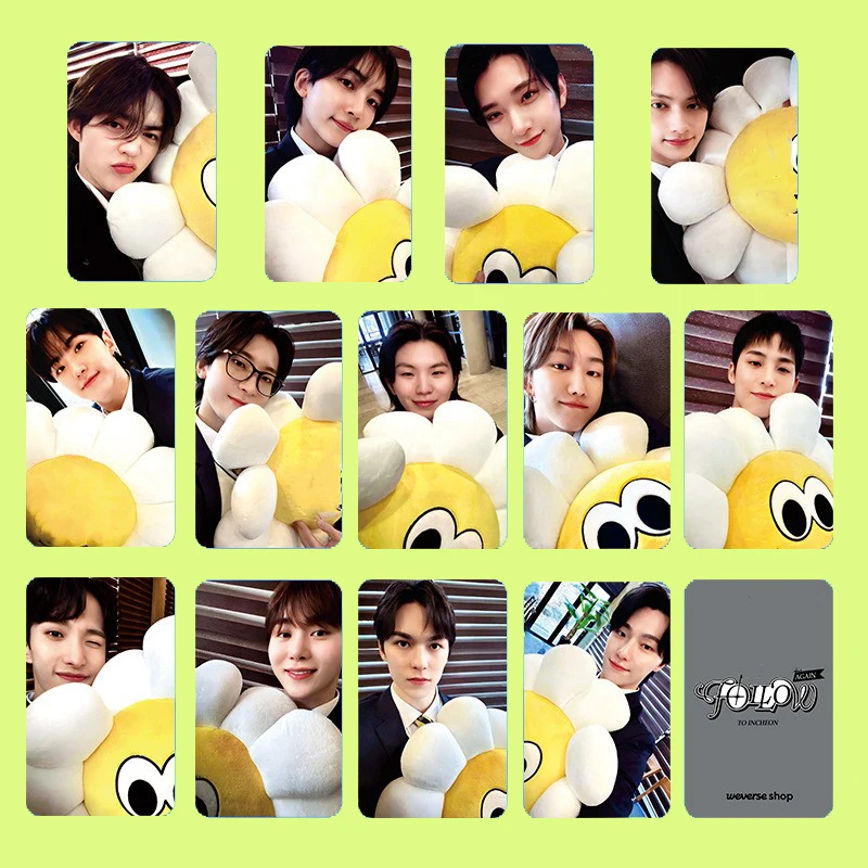 

13 шт./компл. KPOP 17 снова в иншон ломконцерт o карты Джошуа Jeonghan Hoshi Woowon Dino селфи фотокарты коллекция поклонников
