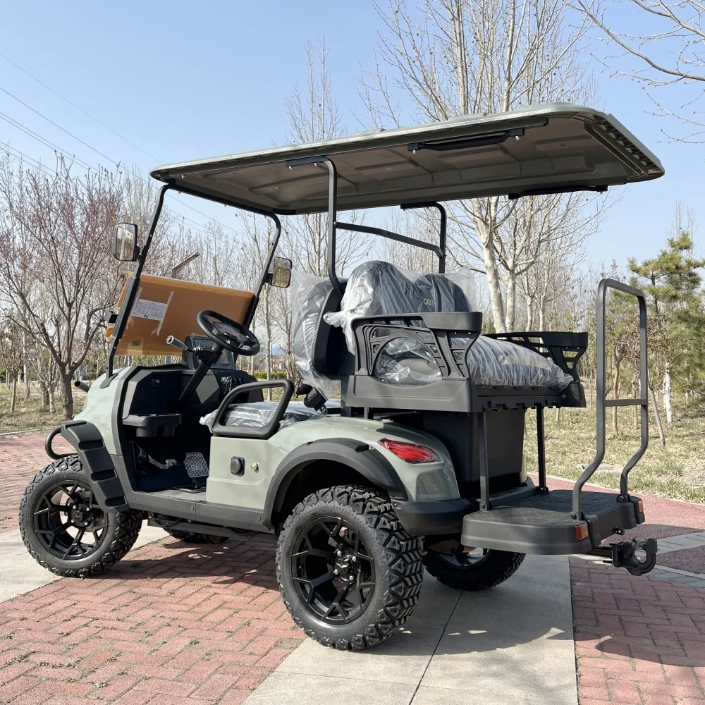 

Chinese 4 6 Seater Electric Golf Carts Cheap Prices Buggy Car for Sale Electric 2+2 Seats Street Legal Person Golf Cart