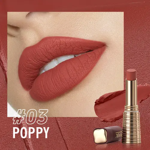 IMAGIC Lipstick Matte Long Lasting  No-stick Lipstick Waterproof Makeup Lip Stick Smudge-free Classic Highly Pigmented Lip Tint - Image 16