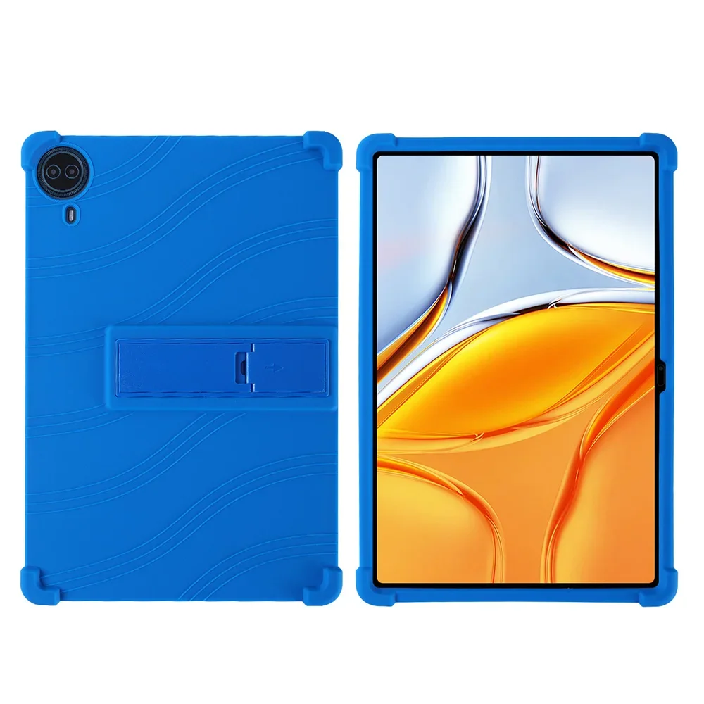 Versatile 14-Inch Tablet Soft Silicon Kickstand Case - Shockproof Protective Cover