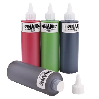 Pratica Bottiglia Grande da 240ml di Inchiostro Nero per Pratica Tatuaggi, Attrezzatura per Tatuaggi