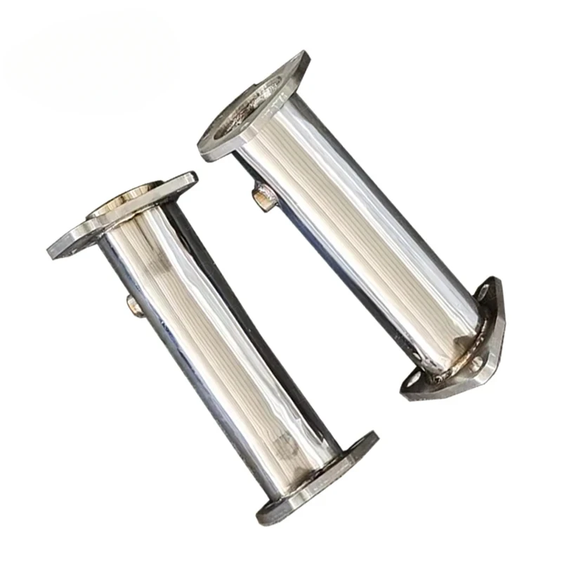 High quality hot sellin Stainless Steel Polished Catless Exhaust Downpipe For Chevrolet Corvette C8 Automobile Accessories