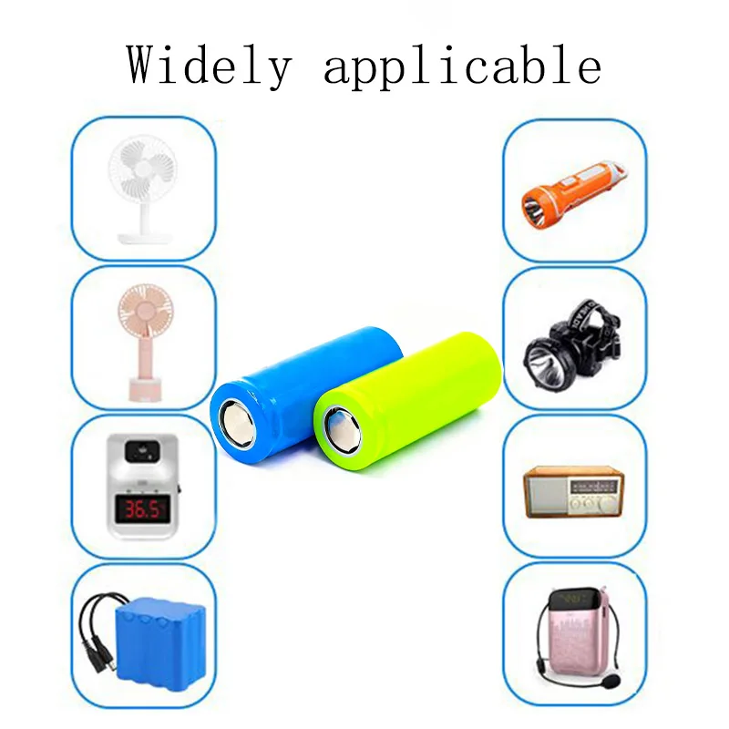 Batteria 18500 3.7V 2000mAh Ricaricabile agli ioni di litio Applicabile a tutti i tipi di prodotti elettronici - immagine 6
