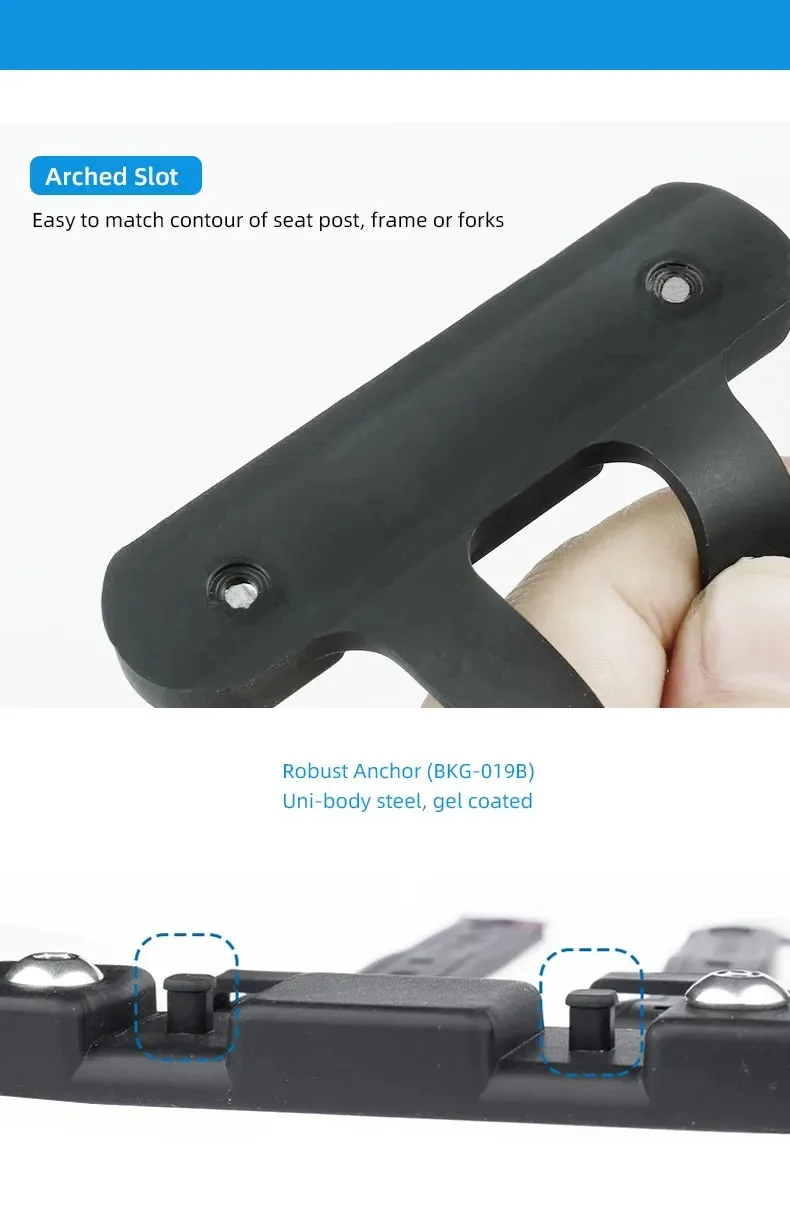 Radfahren Flasche Halter Nicht-slip Riemen Montieren Fahrrad Wasser Flasche Käfig Montage Fahrrad Flasche Halter Halterung Umwandlung Basis – Detail 2