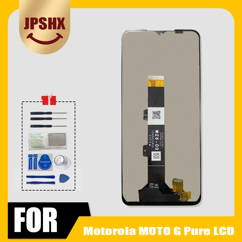 

6,5 дюймовый оригинальный экран для Motorola Moto G Чистый ЖК-дисплей дигитайзер в сборе Замена для Moto GPure XT-2163-4 LCD