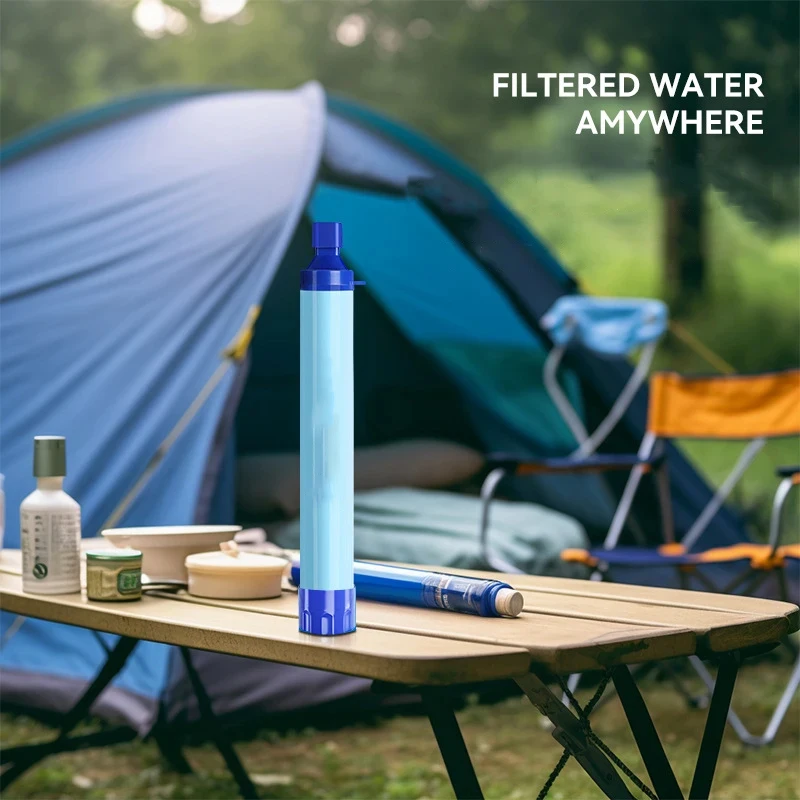 

Outdoor Mini Water Filter Straw Set Wilderness Drinking Filter for Outdoor Survival Portable Drinking Water Filtration Tool