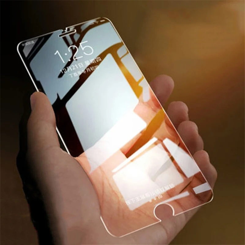 Protector de pantalla de vidrio templado para iPhone, película protectora de pantalla para iPhone 11, 12, 13, 14 Pro, XR, X, XS Max, Mini 7, 8, 6, 6S Plus, 5, 5S, SE, 4 Uds.