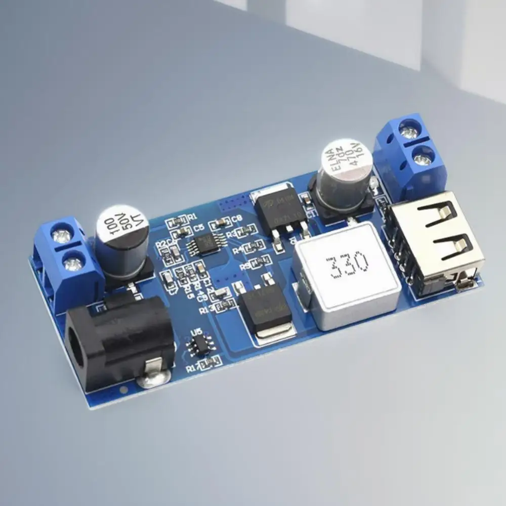 DC-DC 24V/12V  5V 5A 스텝다운 전원 공급 장치 벅 컨버터 USB 전..