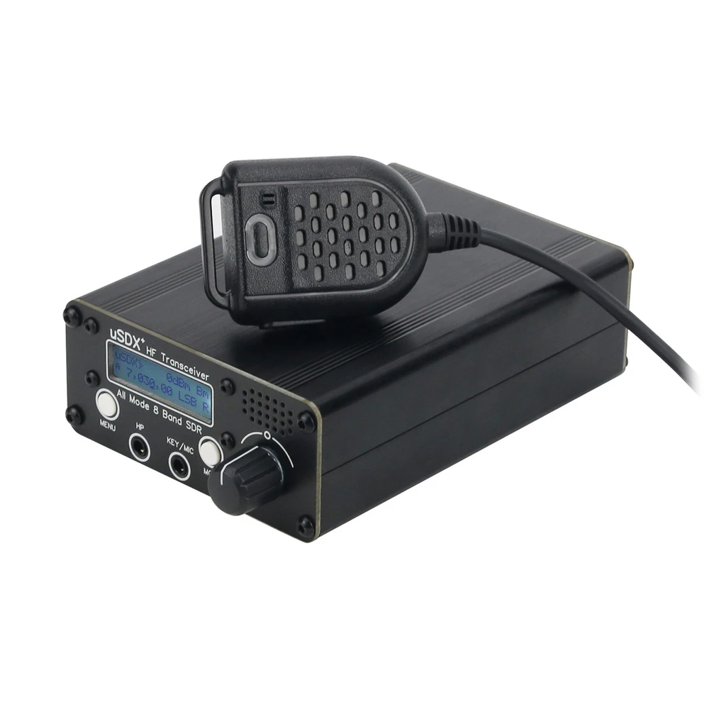 USDX HF 트랜시버 USDR + SDR QRP SSB/CW 8 밴드, 3W  5W 모든 모드, 고주파 3.5MHz  30MHz, 마이크 포함, 4000mAh 배터리