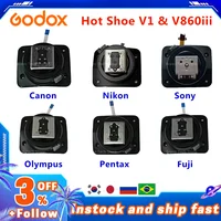 Godox V1 V860iii Flash Hot Shoe Replace Accessories compatible Speedlite V1C V1N V1S V1F V1O V1P forCanon Nikon Sony Pentax DSLR 1
