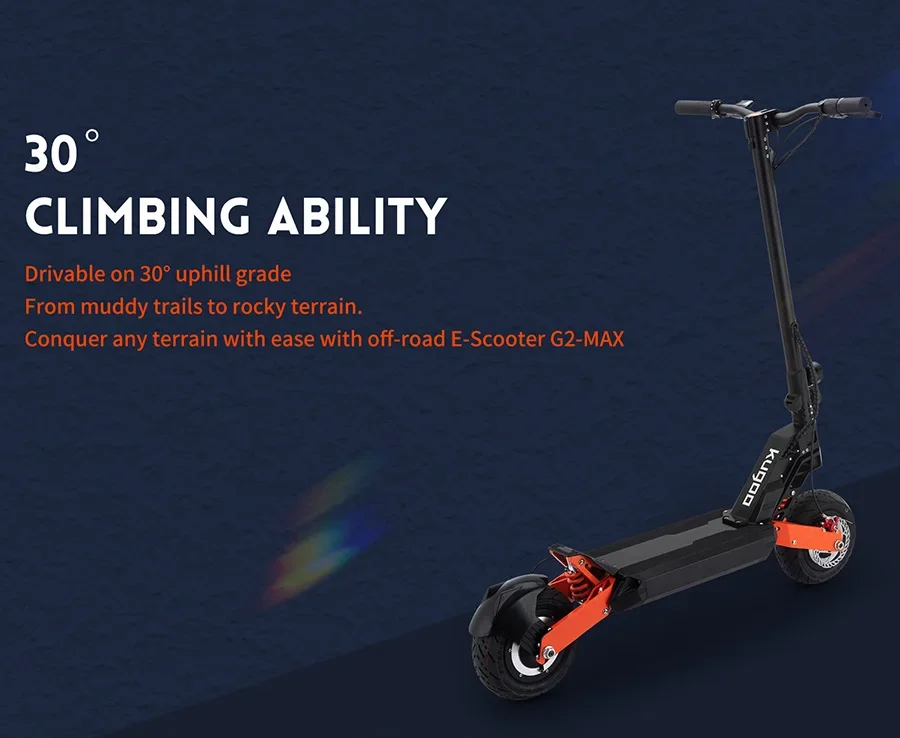 Kugoo G2 max 1500w high power motor maximum speed 55km/h 48v 21ah long range 70km foldable scooter electric scooter