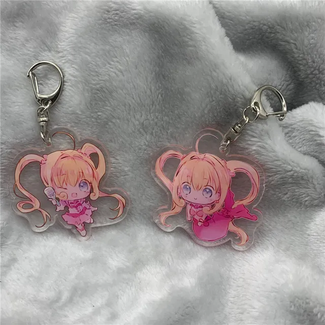 Anime Keychain Mermaid Melody: Pichi Pichi Pitch Nanami Lucia Acrylic Keyring Strap Figure Hanging Accessories 6cm
