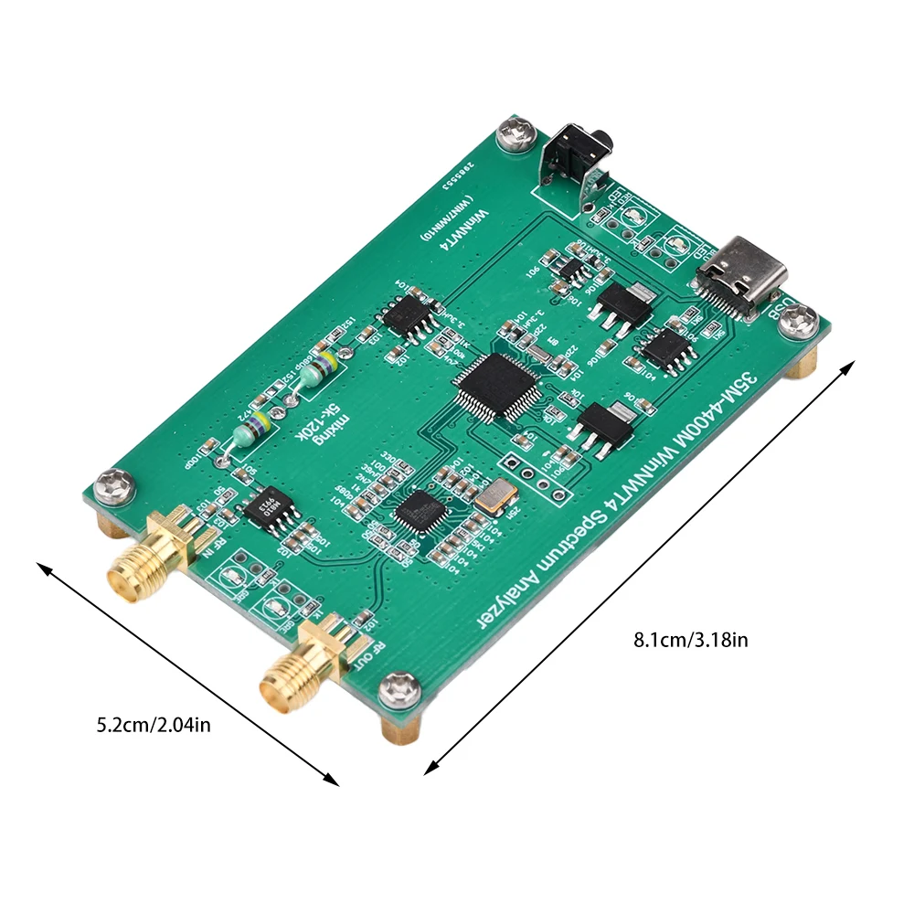 Spectrum Analyzer USB LTDZ_35M-4400M Spectrum Signal Source RF Frequency Domain Analysis Tool Sweep Bandwidth 35mHz-4400mHz 6