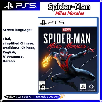 Sony Genuino Licenza Marvel Spider Man Miles Morales Playstation 5 PS5 Gioco CD Gioco di carte Ps5 Giochi Dischi Nuovo Spider Man Miles