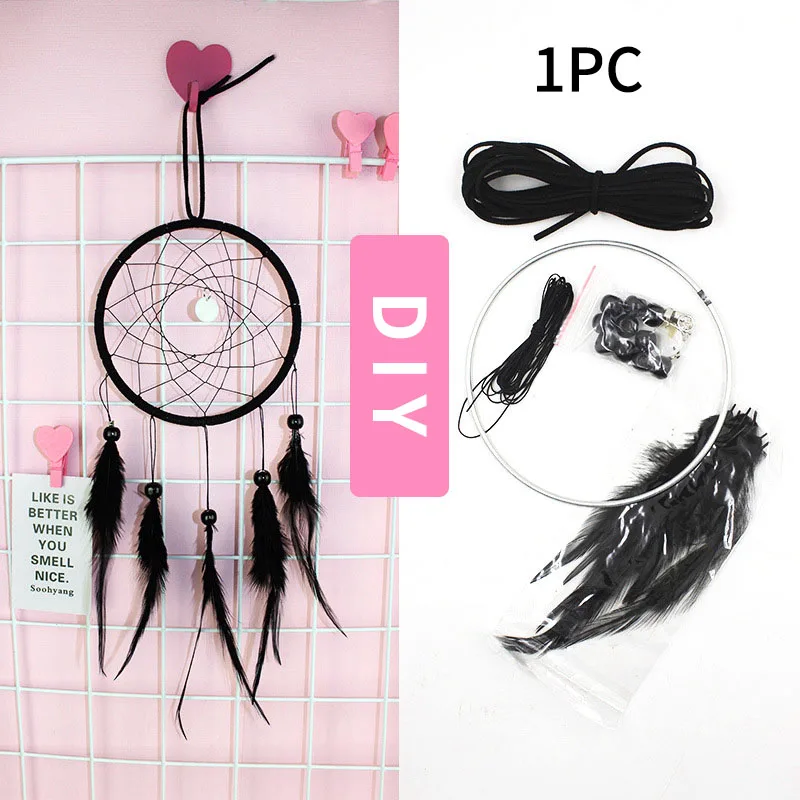 Dream Catcher Craft Kit for Personalized Home and Car Decor with Iron and Wood Elements