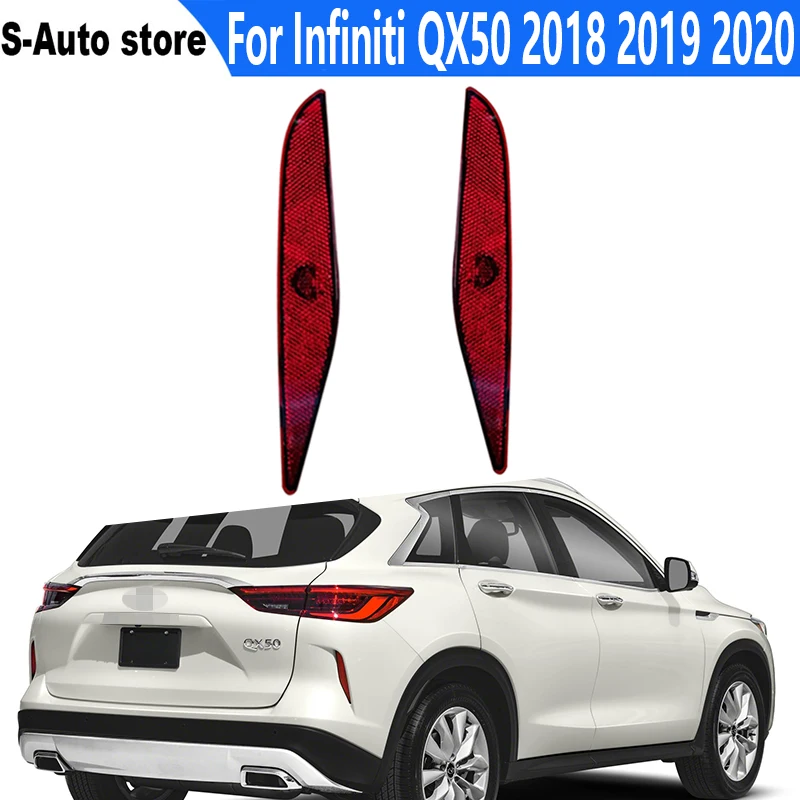 

Fog Light Signal Light For Infiniti QX50 2018 2019 2020 Car Rear Bumper Taillight Reflector Light Parking Brake Light