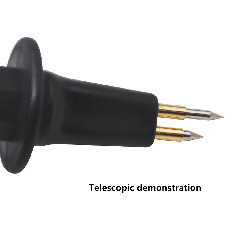 Kelvin Clip Test met 4 mm banaanaansluiting, 4-draads siliconen kabel