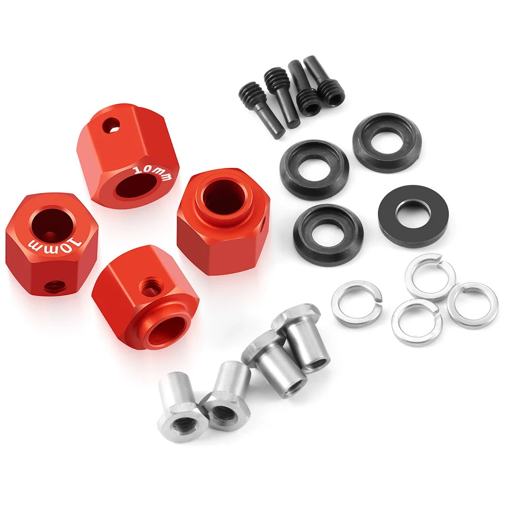 Axspeed 4pcs 6/8/9/10/11/12mm dicke 12mm rad hex adapter mit für TRX-4 trx4 1/10 rc crawler auto aufrüstung teile – Detail 8