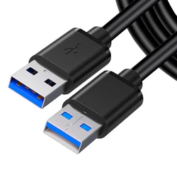 High - Speed USB 3.0 A - to - A Data Transfer Cable - Available in Multiple Lengths - 3m (Black)
